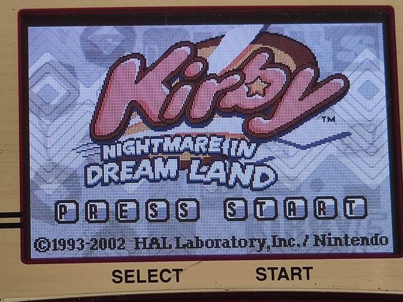 Kirby Nightmare In Dream Land - Nintendo Game Boy Advance