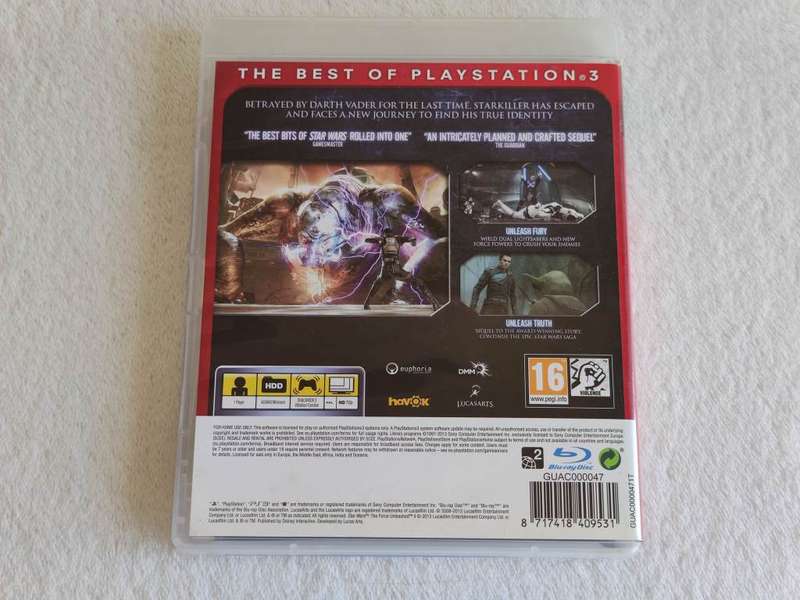 Star Wars The Force Unleashed II - PS3/Playstation 3 Game