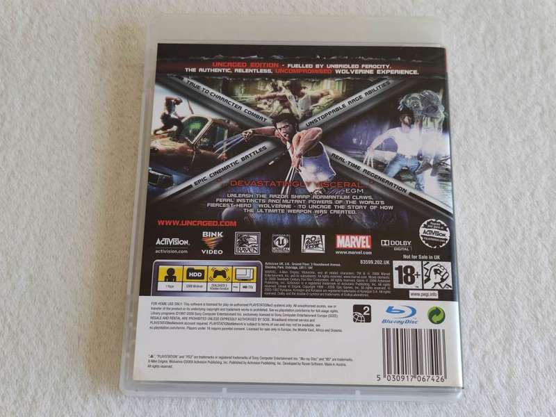 X-Men Origins Wolverine - PS3/Playstation 3 Game