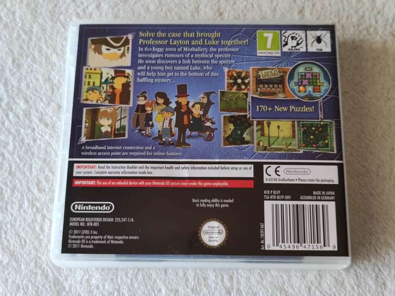Professor Layton and The Spectre`s Call - Nintendo DS Game