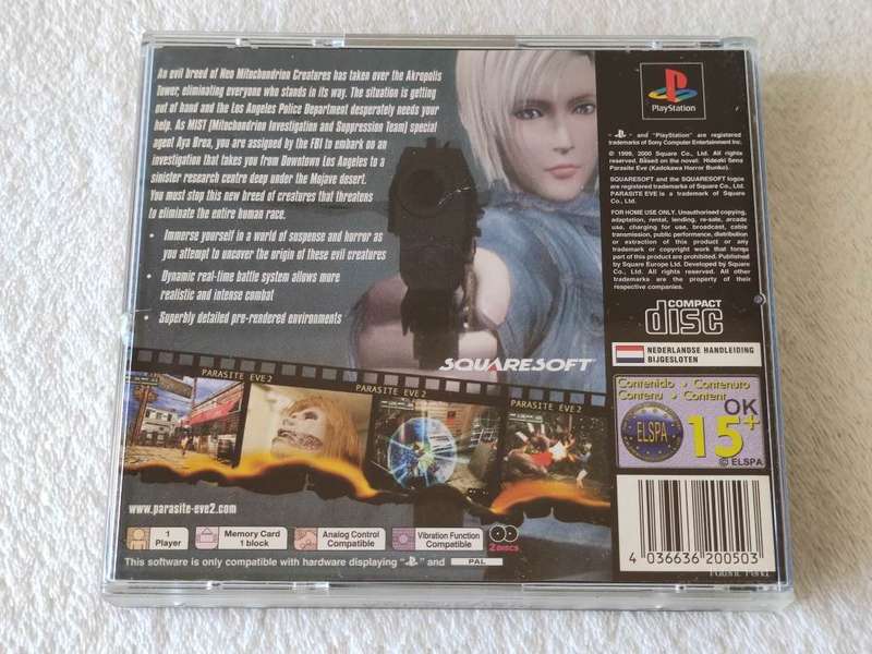 Parasite Eve II - PS1 / Playstation One Game (PAL)