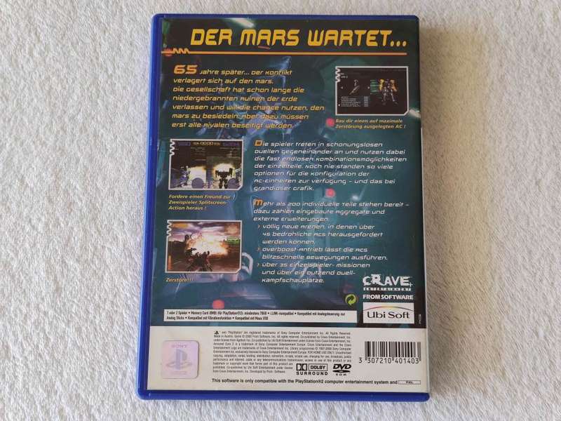Armored Core 2 - PS2/Playstation 2 Game (PAL)
