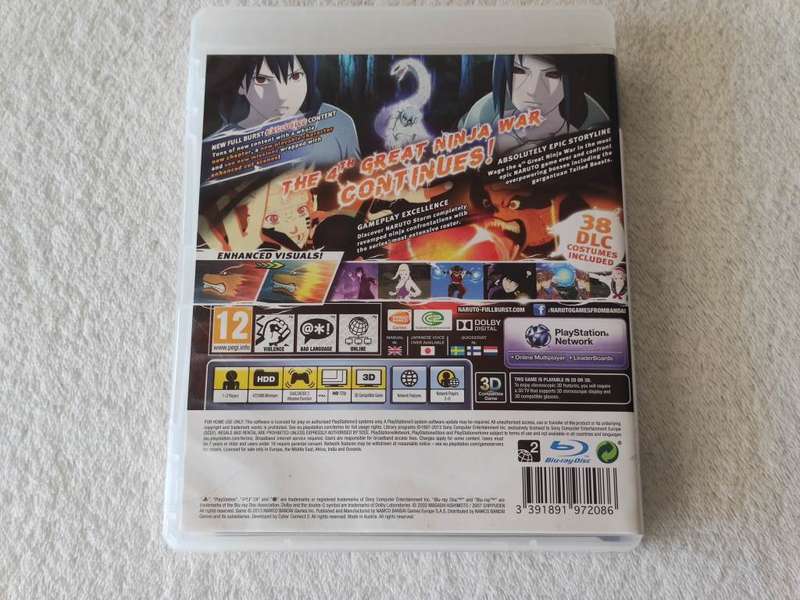 Naruto Shippuden Ultimate Ninja Storm 3 Full Burst - PS3/Playstation 3 Game
