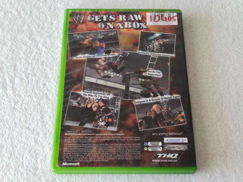 WWE Raw - Xbox Game (PAL)