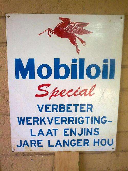 Mobiloil Pegasus Sign