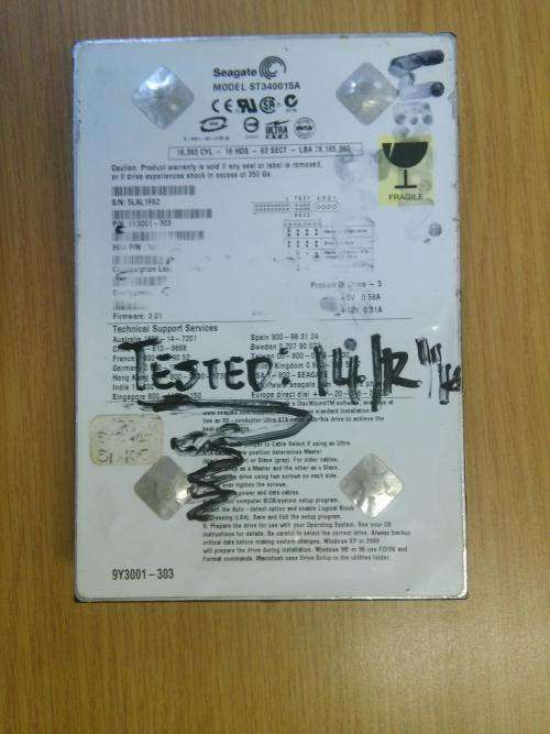 Seagate 40Gig IDE Hard Disk Drive