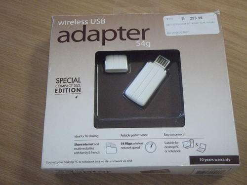 <<< Auction >>> SITECOM WIRELESS USB ADAPTER 54G <<< No Reserve >>>