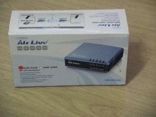 <<< Auction >>> AIRLIVE VOIP -111A SIP ATA ADAPTER <<< No Reserve >>>