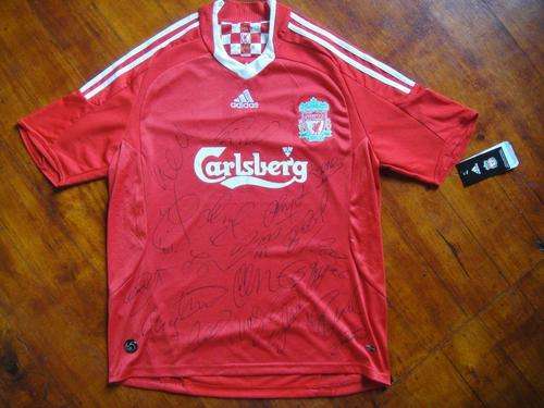 Liverpool Home Signed Shirt - With Certificate of Authenticity **** Crazy @ R1