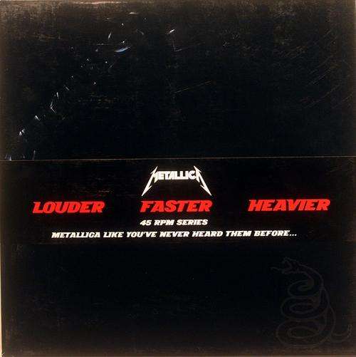 METALLICA - Black album - 45RPM  4xLP BOXED REISSUE M