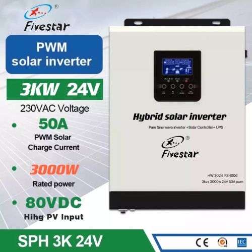 BEAT LOAD SHEDDING! FIVESTAR 3KVA SOLAR INVERTER