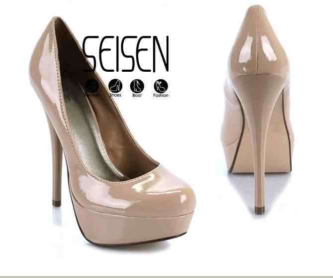 Fashion Nude Waterproof High Heel ( Size 4 - 6 )