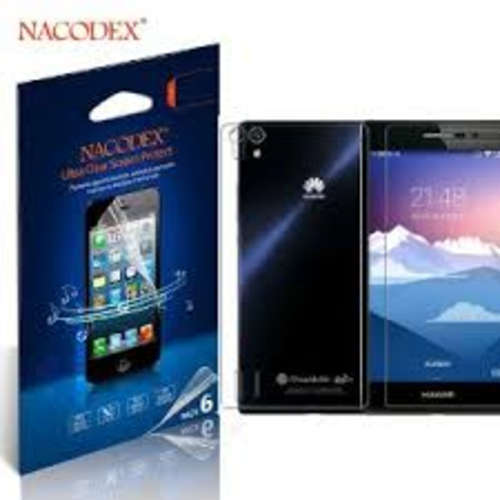 Nacodex 6x Hd Clear Screen Protector Film for Huawei Ascend P7 (3 Front + 3 Back = 6pcs)