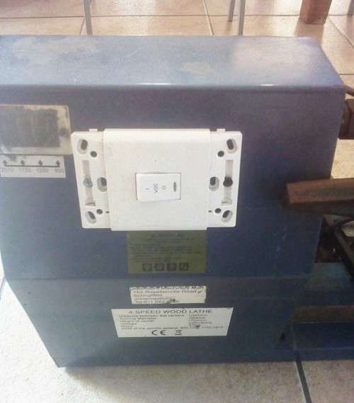 Wood Lathe MAC AFRIC 355 mm x 1000 mm