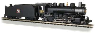 Bachmann HO SCALE STEAM LOCOMOTIVE PRAIRIE 2-6-2 WITH TENDER