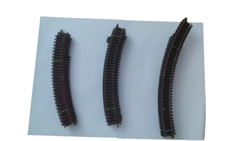 LIMA HO Train tracks - large lot of used bends