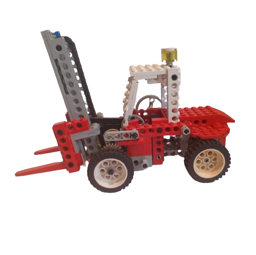 LEGO 8835 Forklift - Lego Technic 8835 - 1989