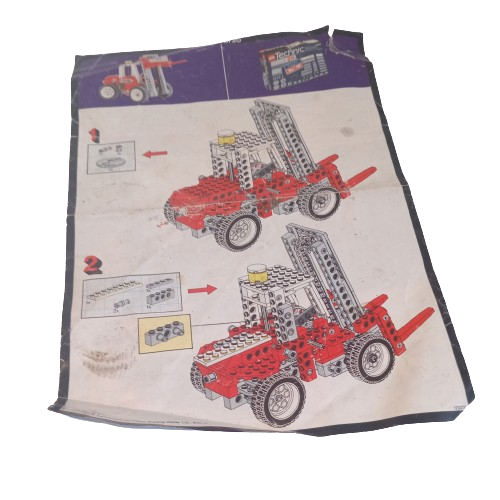 LEGO 8835 Forklift - Lego Technic 8835 - 1989