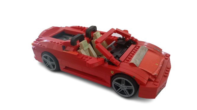 LEGO 8671 Ferrari 430 Spider 1:17 - Lego Racers 8671 Ferrari 430 Spider
