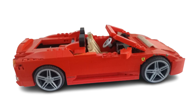 LEGO 8671 Ferrari 430 Spider 1:17 - Lego Racers 8671 Ferrari 430 Spider