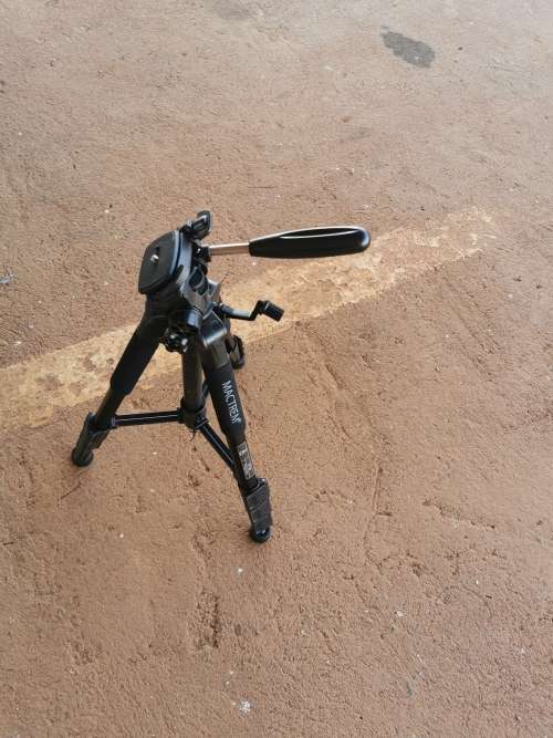 Lightweight Aluminum Mactrem PT55 Travel Camera Tripod for Dslr and phone