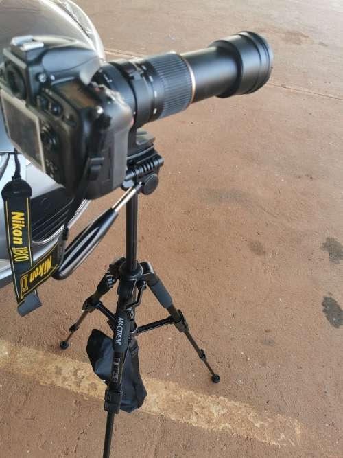 Lightweight Aluminum Mactrem PT55 Travel Camera Tripod for Dslr and phone