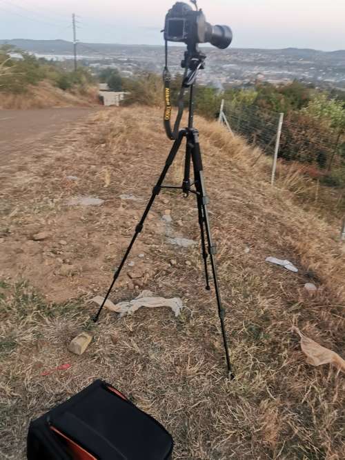 Lightweight Aluminum Mactrem PT55 Travel Camera Tripod for Dslr and phone