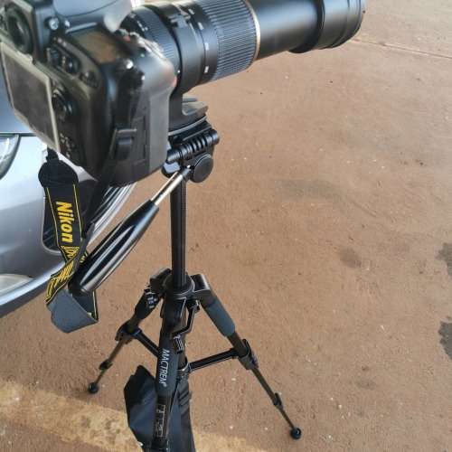 Lightweight Aluminum Mactrem PT55 Travel Camera Tripod for Dslr and phone