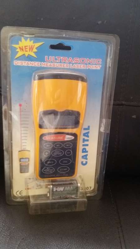 Ultrasonic Distance Measure Laser Point