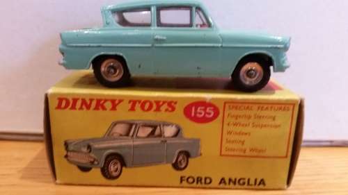 Dinky #155 Ford Anglia - Box - all flaps present