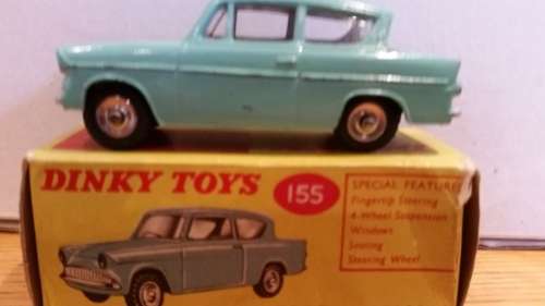 Dinky #155 Ford Anglia - Box - all flaps present