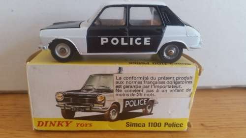 Dinky  #1450 Simca 1100 Police