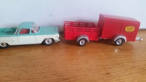 Dinky  #449 and448 Chevrolet El Camino and Trailers
