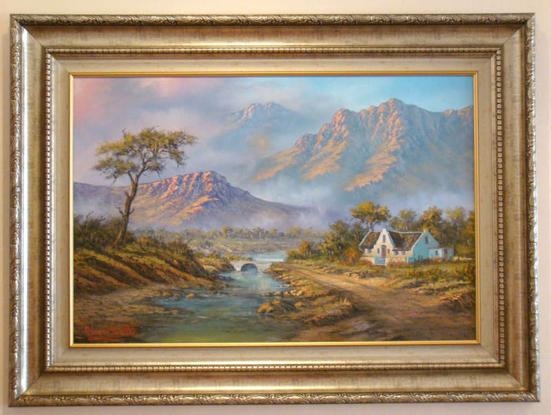 `BOLAND`  -  Original OIL Painting by FRANS VENTER  -  FRAMED  -  Size 1150mm x 850mm