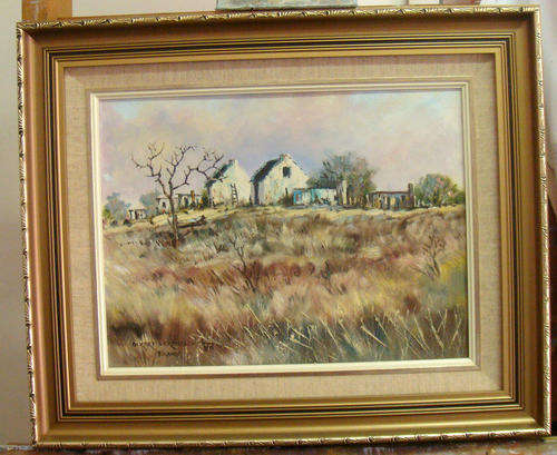 `Boland` Original Oil Painting by Ockert Vermeulen. - FRAMED AND READY TO HANG - Size 575mm x 475mm