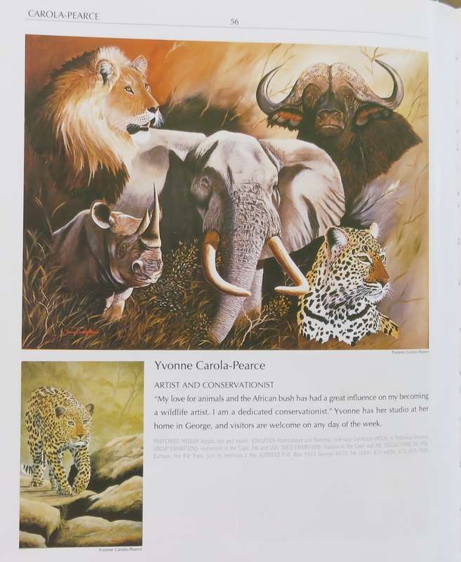 ` KRUGER PARK`  -  BEAUTIFULY FRAMED OIL - ORIGINAL !! by  Yvonne Carola-Pearce - Size 670mm x 440mm