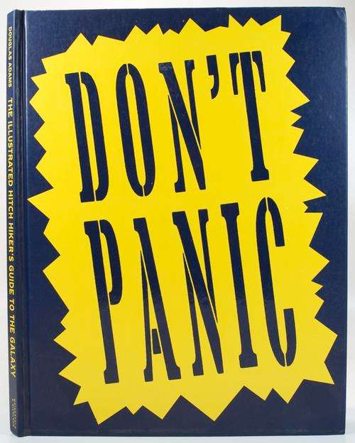 DOUGLAS ADAMS - THE ILLUSTRATED HITCH HIKER'S GUIDE TO THE GALAXY