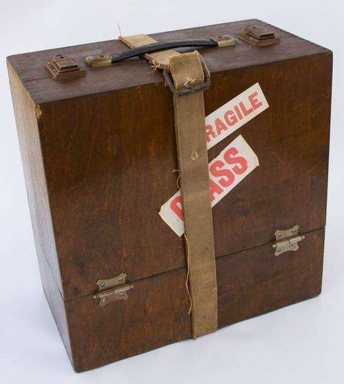 This old box has done some travelling and inside is a ......well, please look inside!