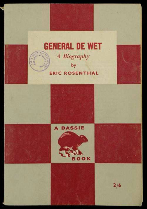 ANGLO-BOER WAR - General de Wet - A Biography by Eric Rosenthal - softcover