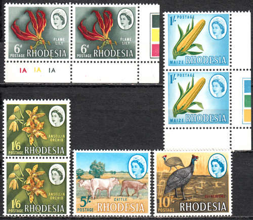 Rhodesia 1966 part Defi set , M/H