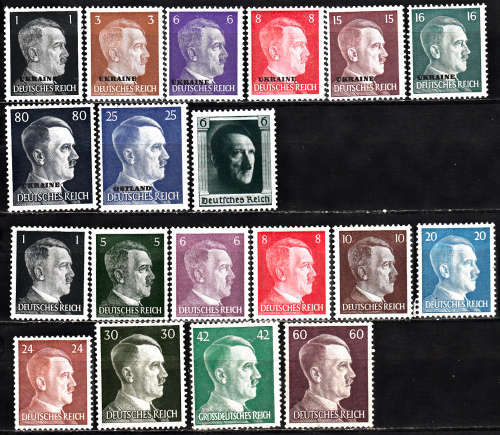 Germany Hitler heads , M/H