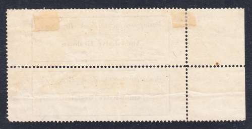 Transvaal  (ZAR) Ambtshalve gesloten postal receipt pair , used