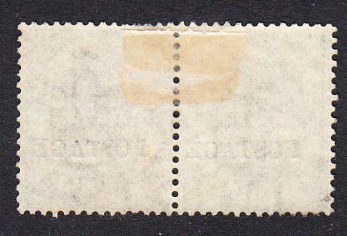 Natal 1876 QV 1s green pair , used          (SACC 83 , CV R220)
