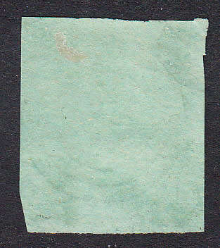 Transvaal 1877-79 3d imperforated mauve on green paper , used           (SACC 120 , CV R850)