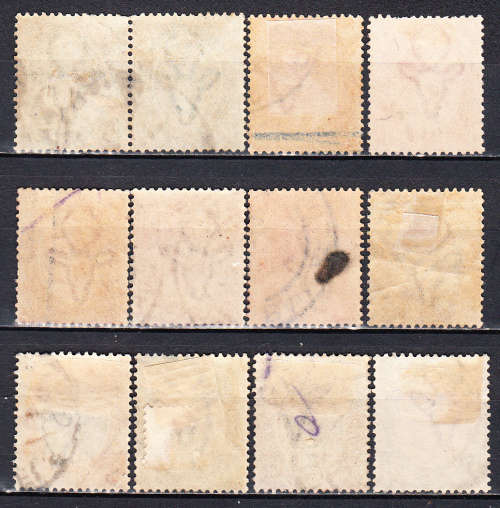 Union of South Africa 1913 KG V part set , used