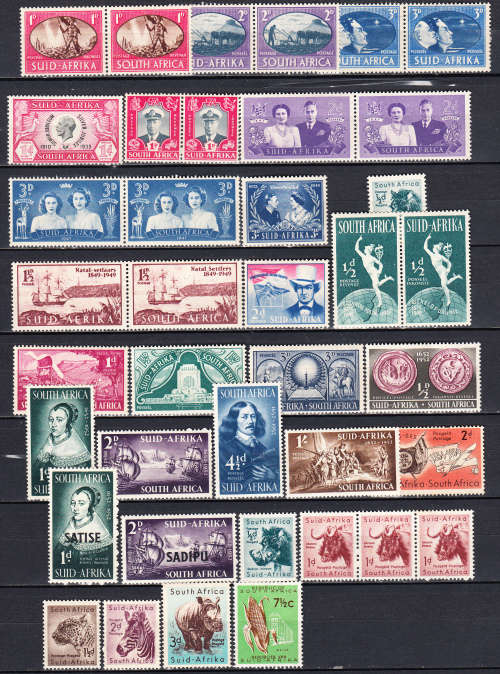 Union of South Africa selection , M/H & MNH