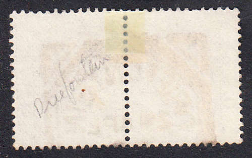 Orange Free State 1868 1d pair with DRIEFONTEIN postmark, used
