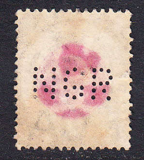 Natal Government Railways 1907 2d parcel stamps perforated NGR (reversed) , used