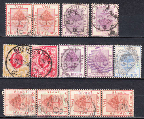 Orange Free State BOSHOF postmarks