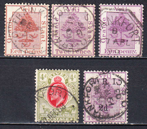 Orange Free State FRANKFORT postmarks